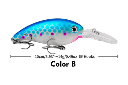 Acensfeic Fishing Lures Crank Bait 14g 10cm Crankbait Fishing Lure