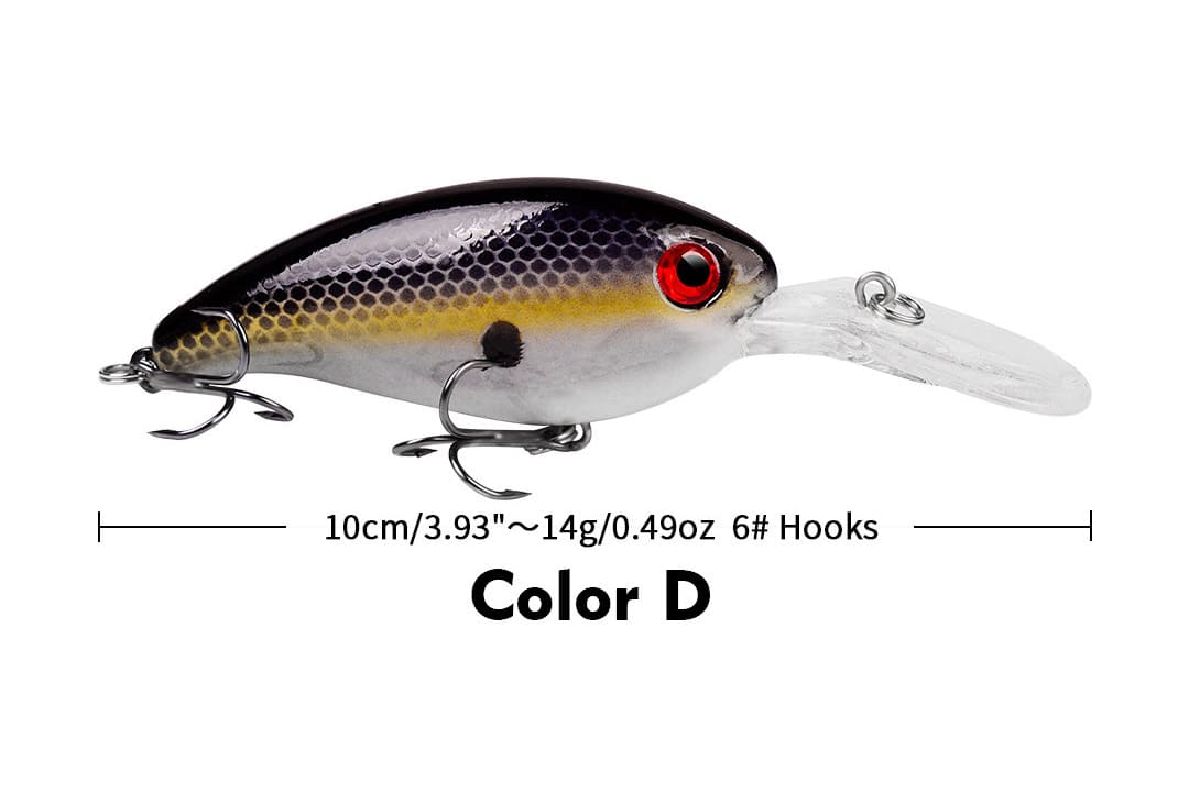 Acensfeic Fishing Lures Crank Bait 14g 10cm Crankbait Fishing Lure