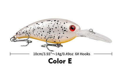 Acensfeic Fishing Lures Crank Bait 14g 10cm Crankbait Fishing Lure