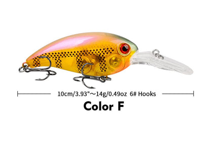 Acensfeic Fishing Lures Crank Bait 14g 10cm Crankbait Fishing Lure