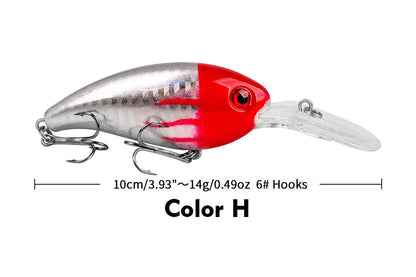 Acensfeic Fishing Lures Crank Bait 14g 10cm Crankbait Fishing Lure