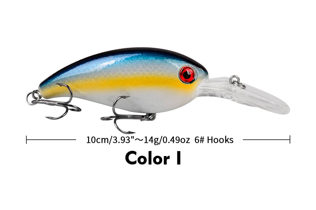 Acensfeic Fishing Lures Crank Bait 14g 10cm Crankbait Fishing Lure