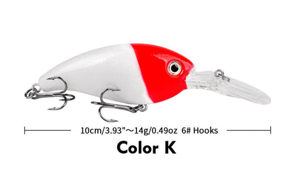 Acensfeic Fishing Lures Crank Bait 14g 10cm Crankbait Fishing Lure