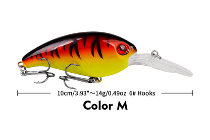 Acensfeic Fishing Lures Crank Bait 14g 10cm Crankbait Fishing Lure