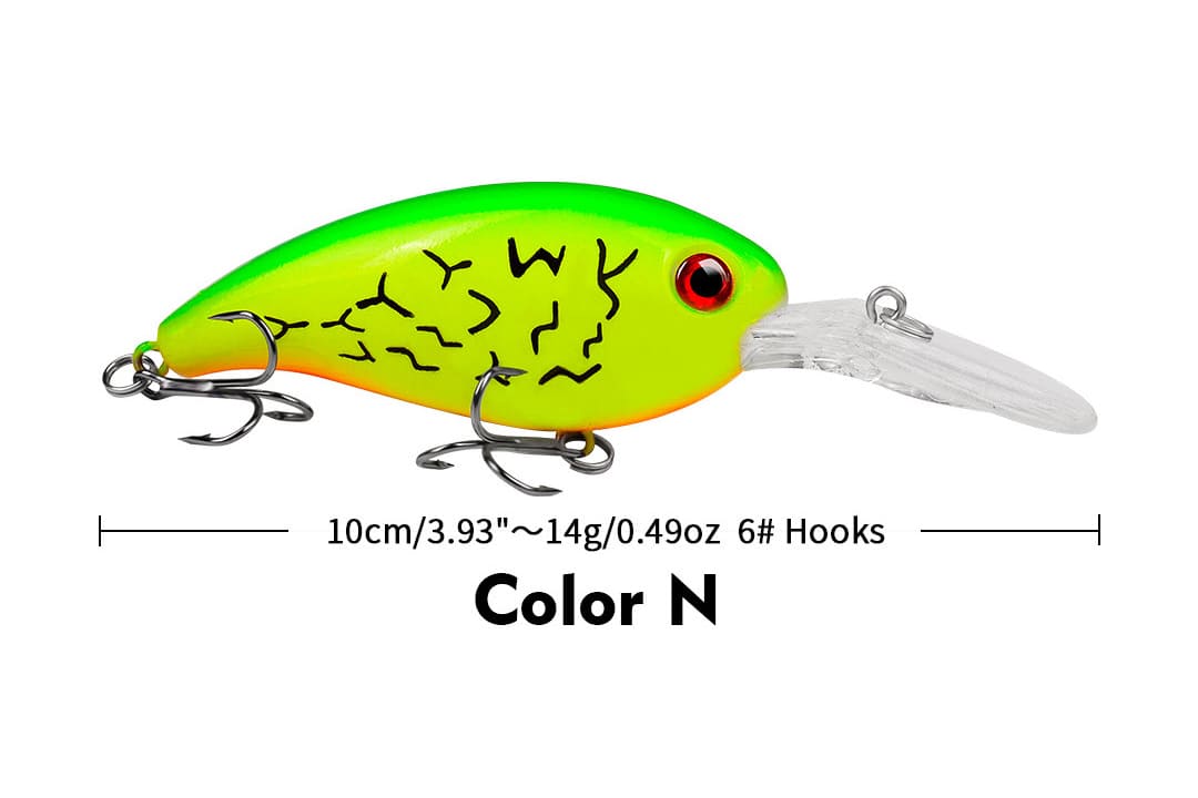 Acensfeic Fishing Lures Crank Bait 14g 10cm Crankbait Fishing Lure