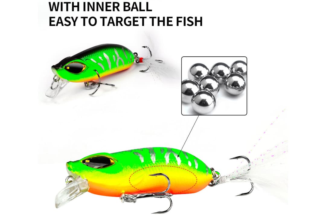 Acensfeic Jerkbait Fishing Minnow 7 Color 8g Jerkbait