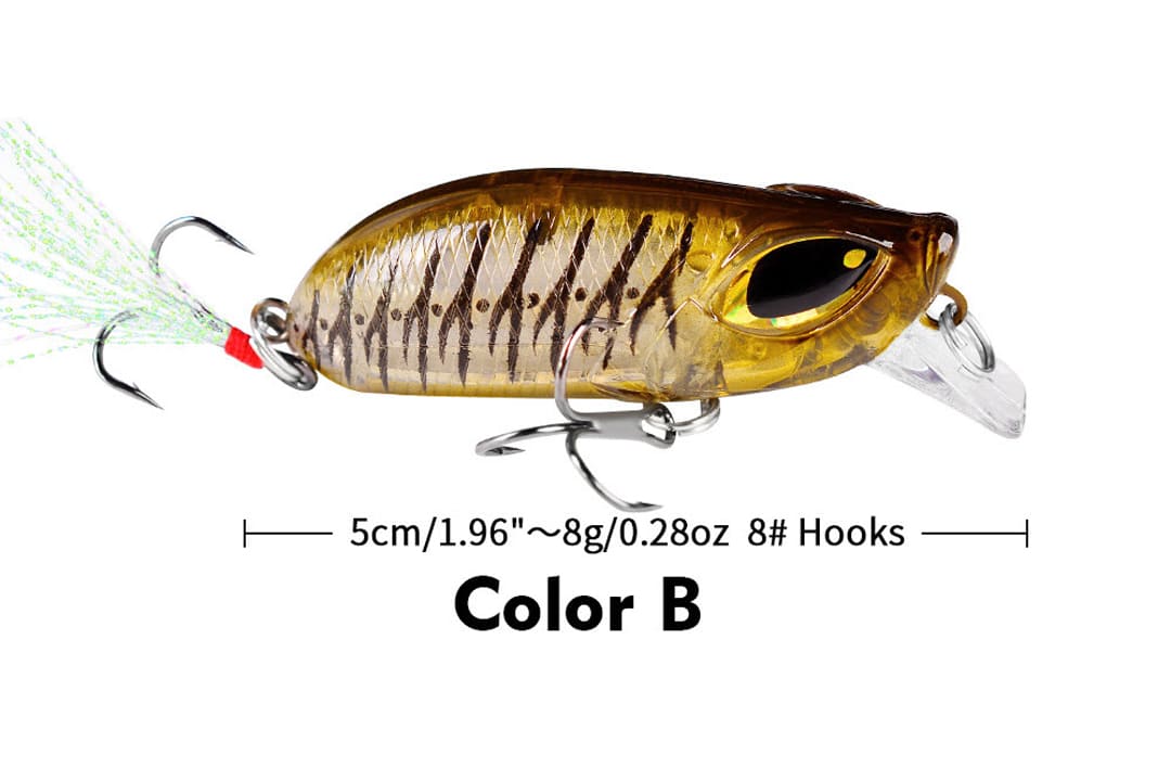 Acensfeic Jerkbait Fishing Minnow 7 Color 8g Jerkbait