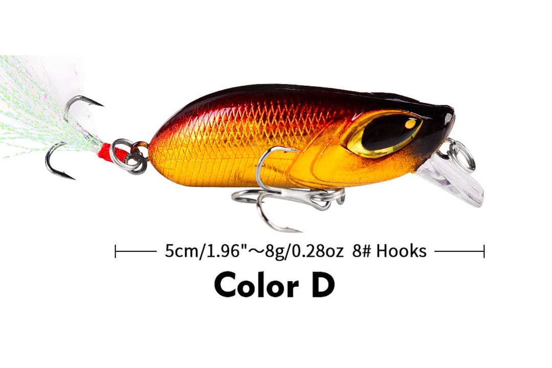 Acensfeic Jerkbait Fishing Minnow 7 Color 8g Jerkbait