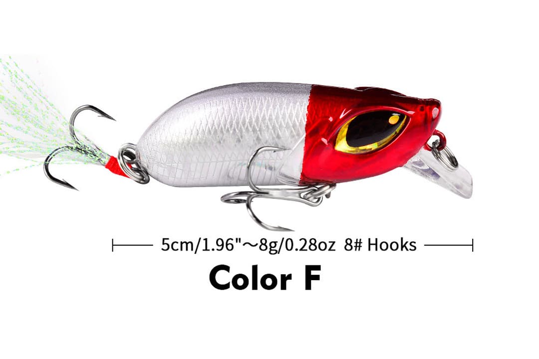 Acensfeic Jerkbait Fishing Minnow 7 Color 8g Jerkbait