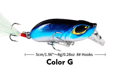 Acensfeic Jerkbait Fishing Minnow 7 Color 8g Jerkbait