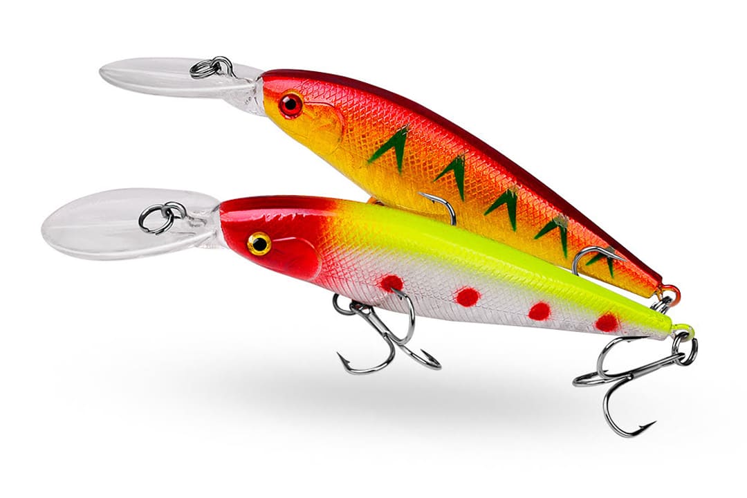 Acensfeic Minnow Bass Fishing Lures 10 Color 10.5g Jerkbait