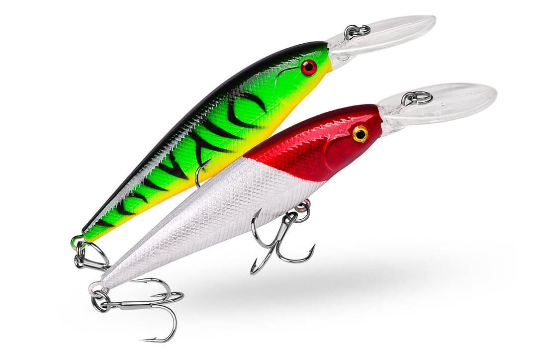 Acensfeic Minnow Bass Fishing Lures 10 Color 10.5g Jerkbait