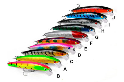 Acensfeic Minnow Fishing Lures Crankbaits 10 Color 8.5g 9.5cm Jerkbait