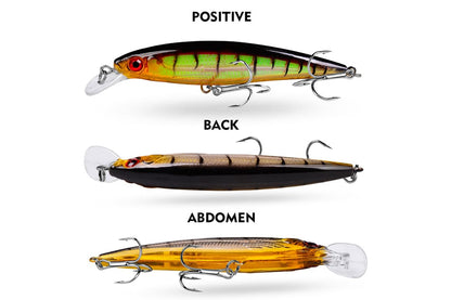 Acensfeic Minnow Minnow 10 Color 13.4g Jerkbait