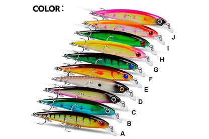 Acensfeic Minnow Minnow 10 Color 13.4g Jerkbait