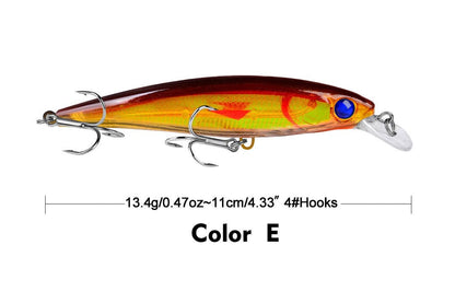 Acensfeic Minnow Minnow 10 Color 13.4g Jerkbait