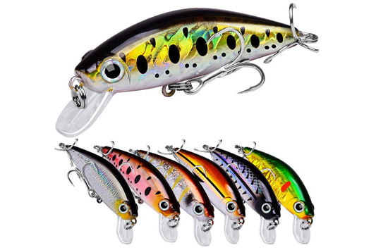 Acensfeic Lures Minnow Bass Fishing Lures -Minnow 12 Color 3g Jerkbait