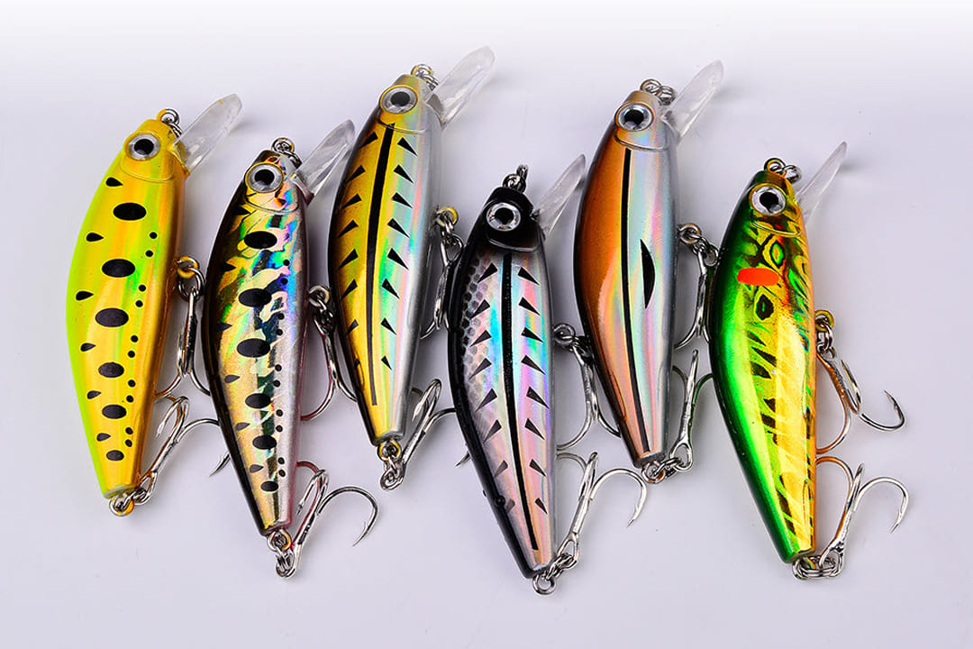 Acensfeic Lures Minnow Bass Fishing Lures -Minnow 12 Color 3g Jerkbait